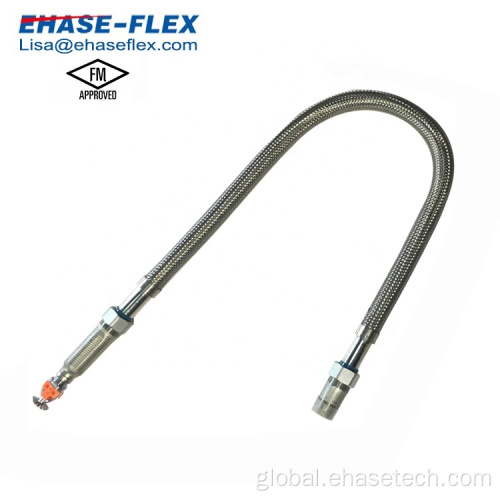 Stainless Steel Flexible Sprinkler Pipe Stainless Steel Metallic Fire Flexible Sprinkler Hose Pipe Supplier